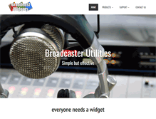 Tablet Screenshot of broadcastwidgets.com